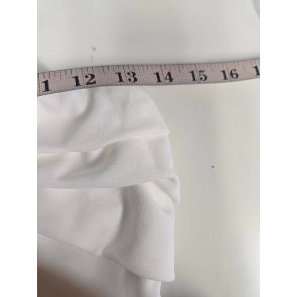 LULU'S SZ S Devoted to Fun Ivory One-Shoulder Sleeveless Jumpsuit NEW B35 - Picture 6 of 10